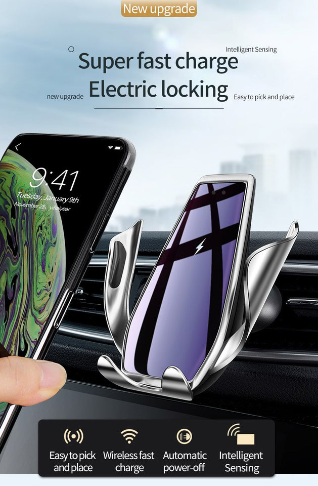 The Smart One™ 15W LifeHacking™ Car Wireless Charger