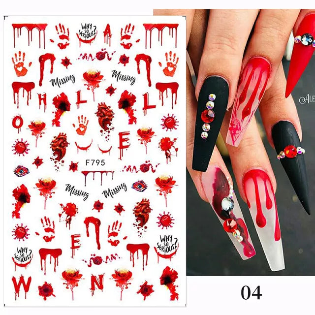 (18 models) Sprinkle Some Color This Fall Nail Stickers