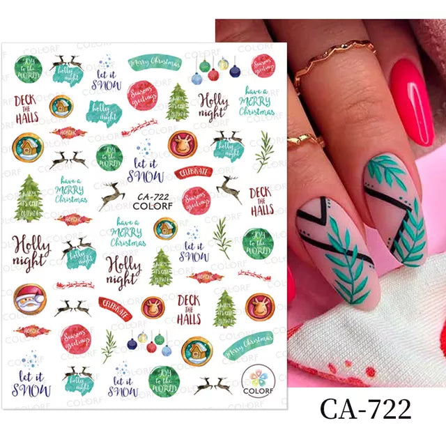 (18 models) Sprinkle Some Color This Fall Nail Stickers