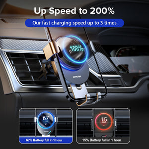 The Posh Minimal One™ 15W LifeHacking Car Wireless Charger