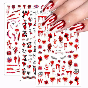 Halloween Theme Nail Stickers