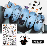 Colorful Halloween Nail Stickers