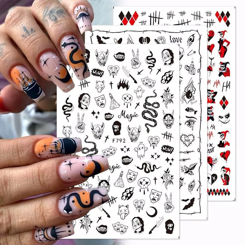 (18 models) Sprinkle Some Color This Fall Nail Stickers