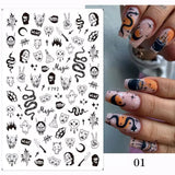 Halloween Theme Nail Stickers