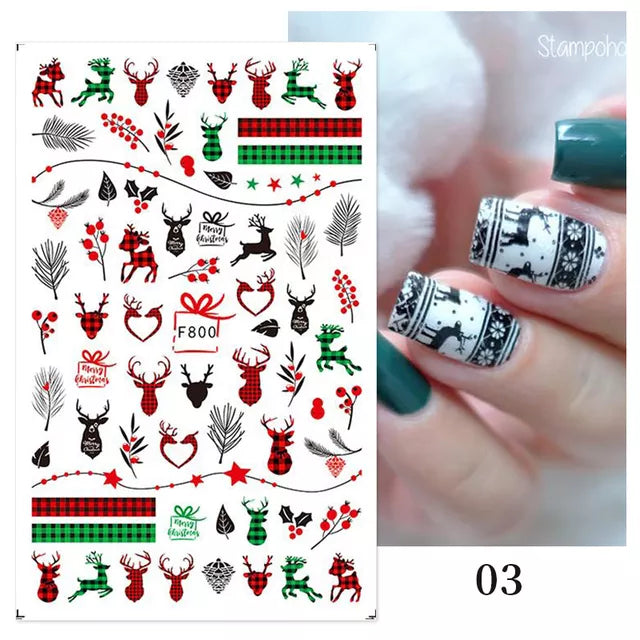 Halloween Theme Nail Stickers