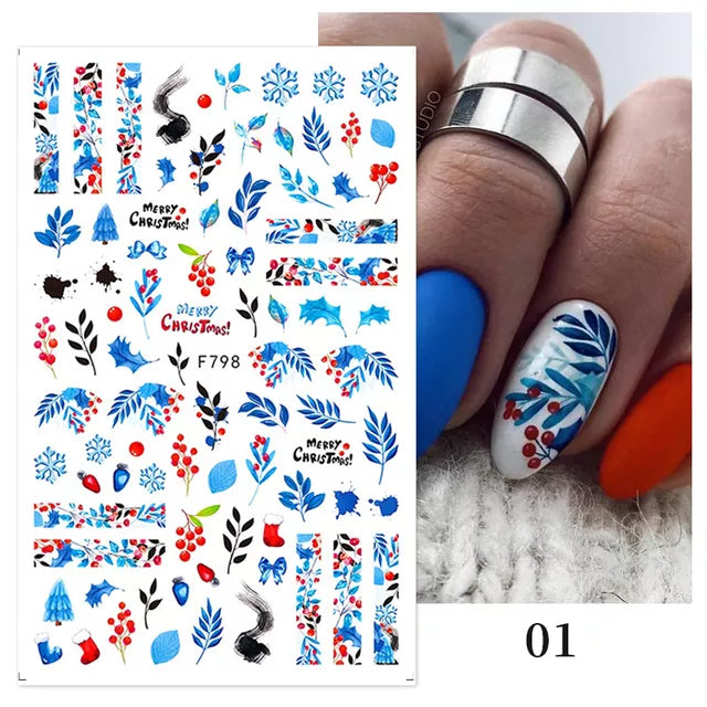 Halloween Theme Nail Stickers