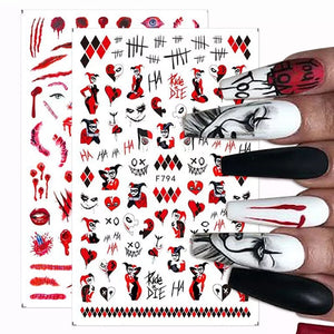 Halloween Theme Nail Stickers