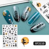 Colorful Halloween Nail Stickers