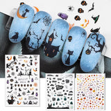 Colorful Halloween Nail Stickers