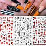 Halloween Theme Nail Stickers