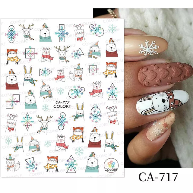 (18 models) Sprinkle Some Color This Fall Nail Stickers