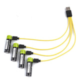 LifeHacker Cable USB Batteries