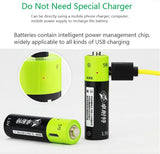 LifeHacker Cable USB Batteries